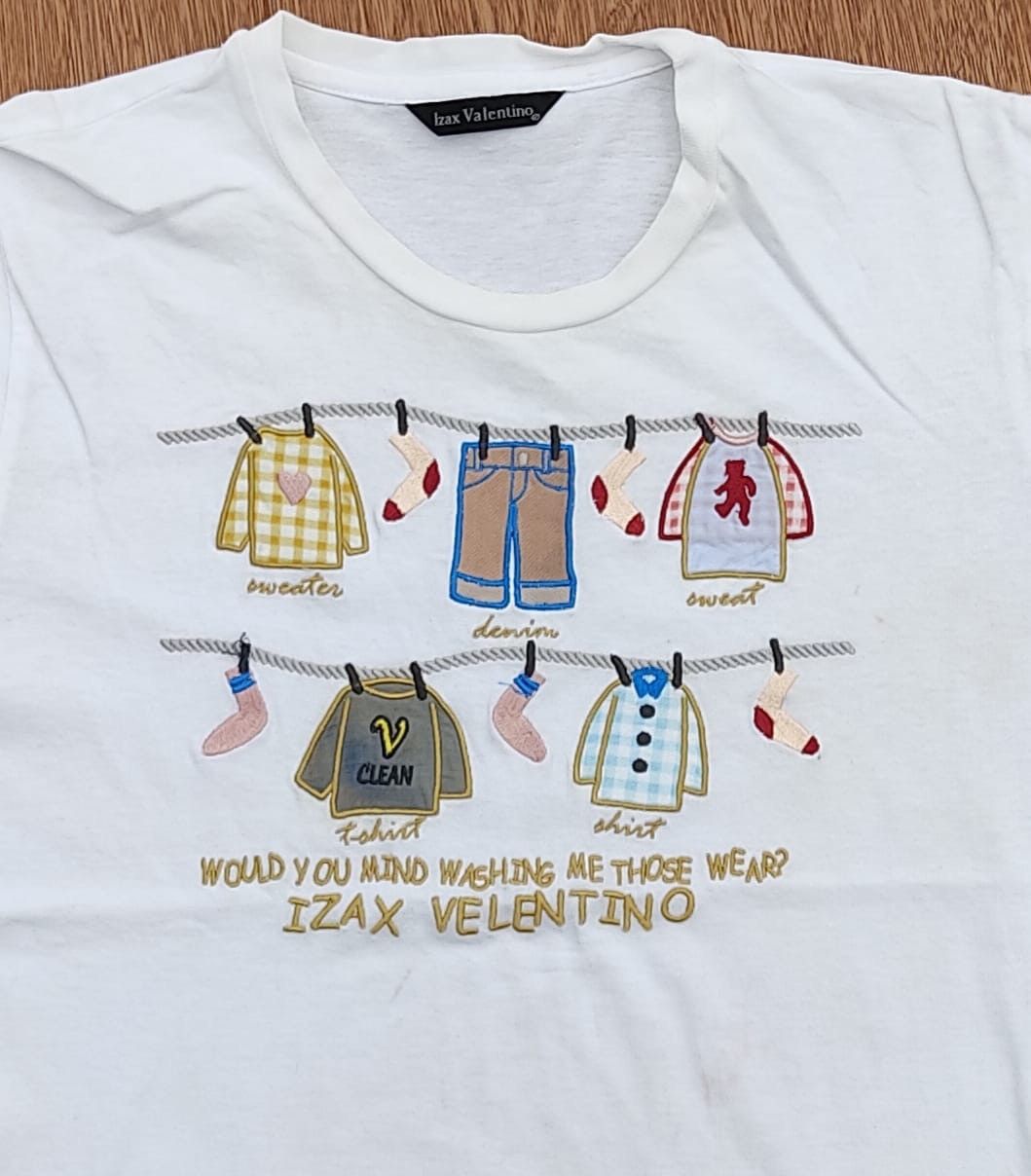 Valentino vintage tee D - 26 valentino Size US M / EU 48-50 / 2 - 2 Thumbnail