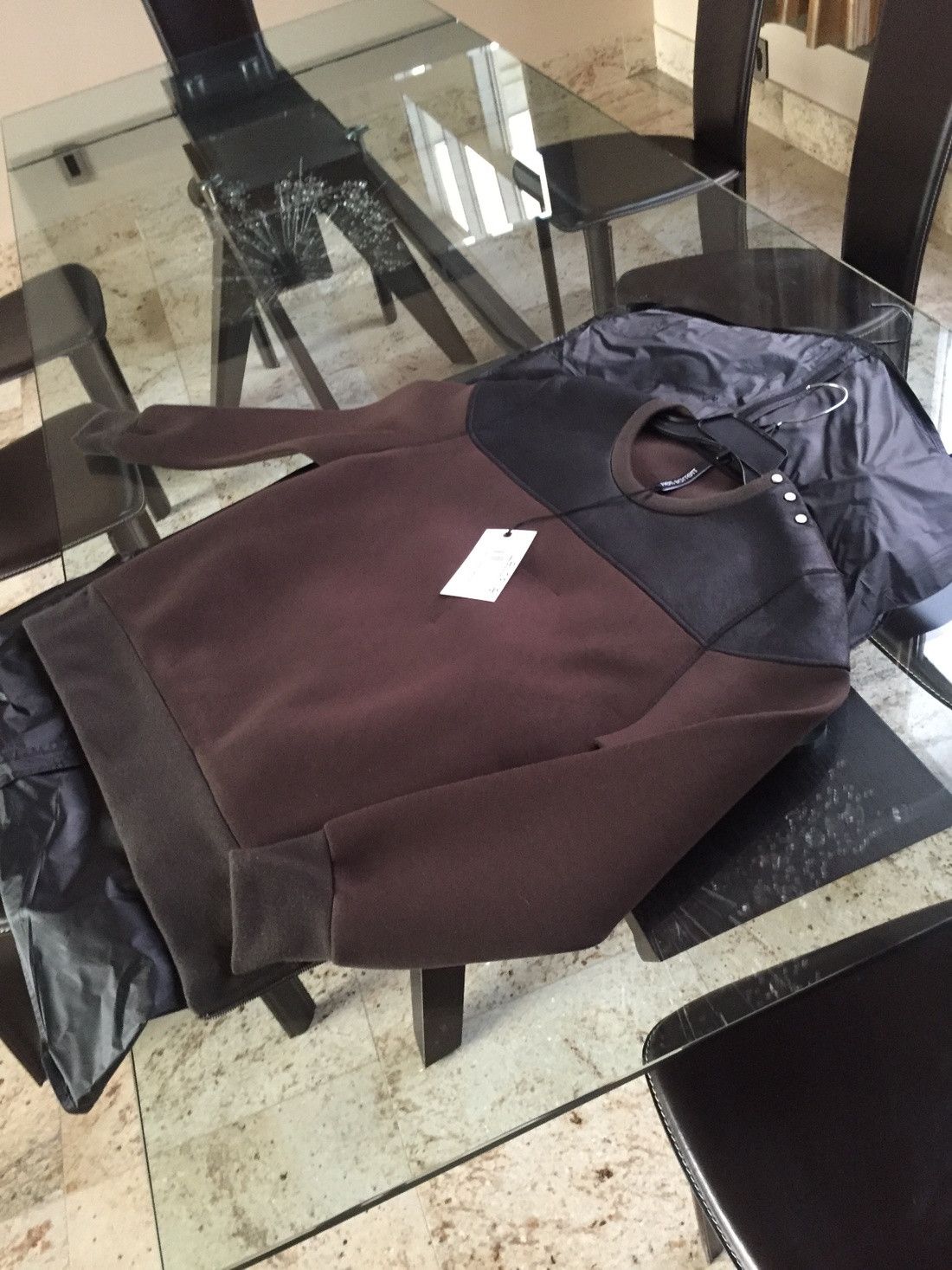 Neil Barrett Dual Zip Olive Bomber Fit, Button Shoulder Pullover Size US S / EU 44-46 / 1 - 4 Thumbnail