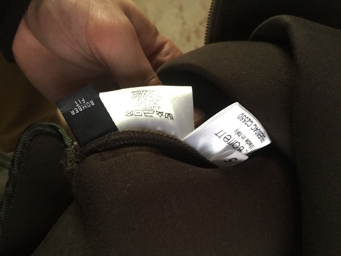 Neil Barrett Dual Zip Olive Bomber Fit, Button Shoulder Pullover Size US S / EU 44-46 / 1 - 2 Thumbnail