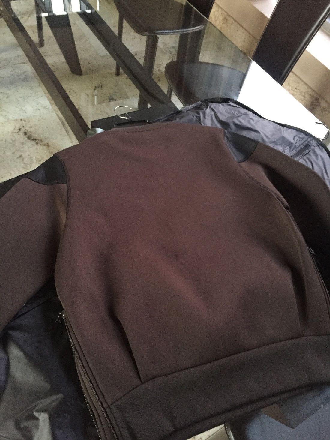 Neil Barrett Dual Zip Olive Bomber Fit, Button Shoulder Pullover Size US S / EU 44-46 / 1 - 7 Thumbnail