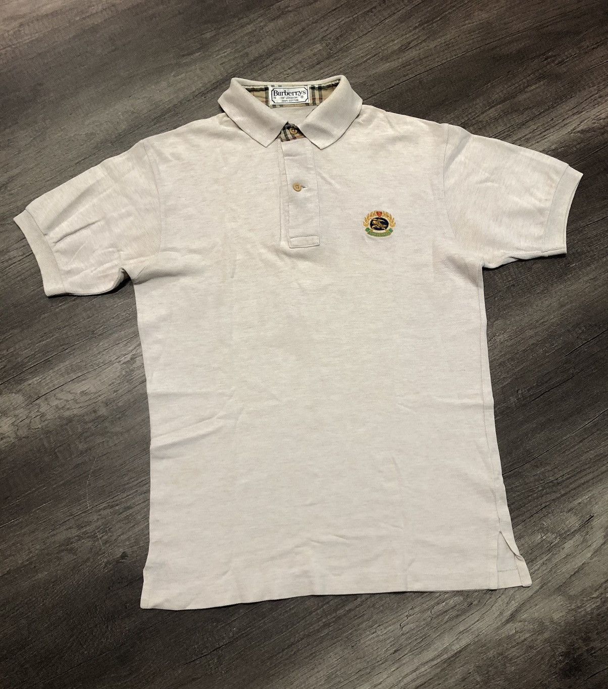 Burberry × Vintage Vintage Burberrys Polo Shirt Size US S / EU 44-46 / 1 - 2 Thumbnail