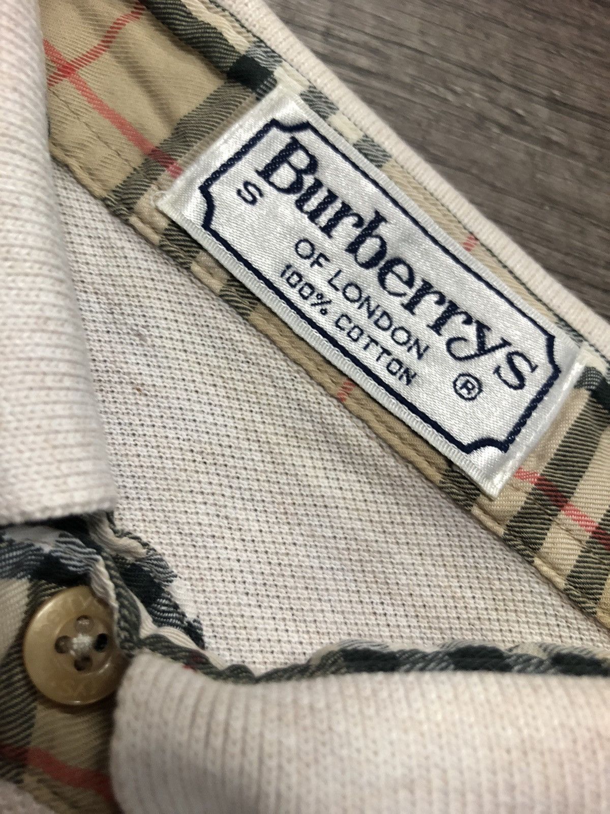 Burberry × Vintage Vintage Burberrys Polo Shirt Size US S / EU 44-46 / 1 - 13 Thumbnail