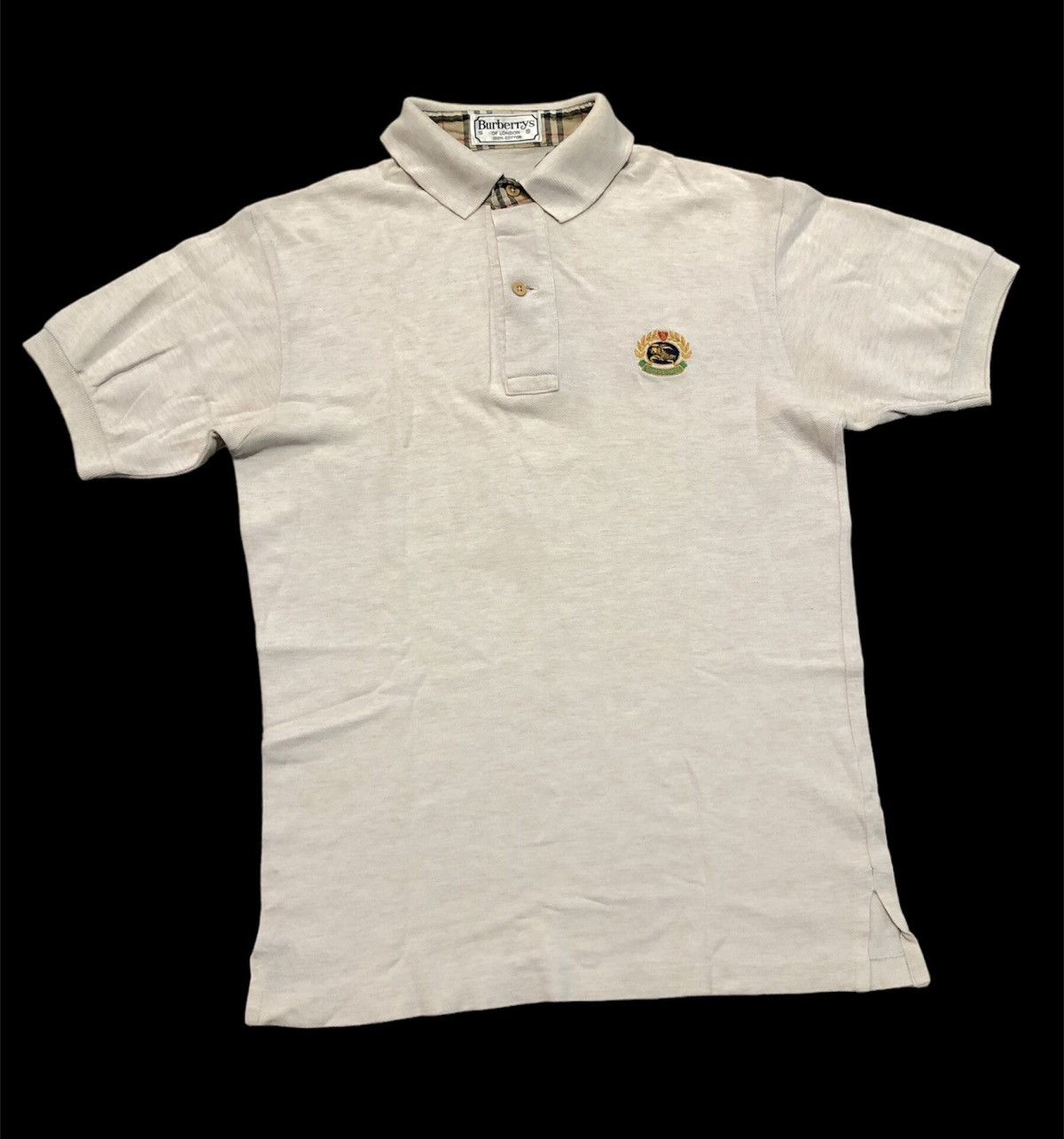 Burberry × Vintage Vintage Burberrys Polo Shirt Size US S / EU 44-46 / 1 - 14 Thumbnail