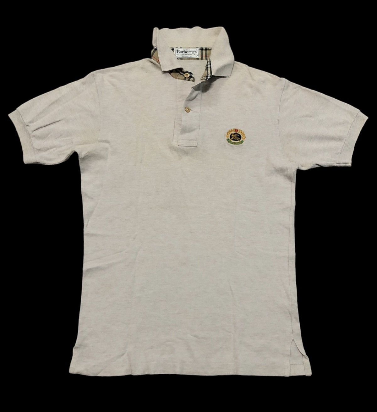 Burberry × Vintage Vintage Burberrys Polo Shirt Size US S / EU 44-46 / 1 - 9 Thumbnail