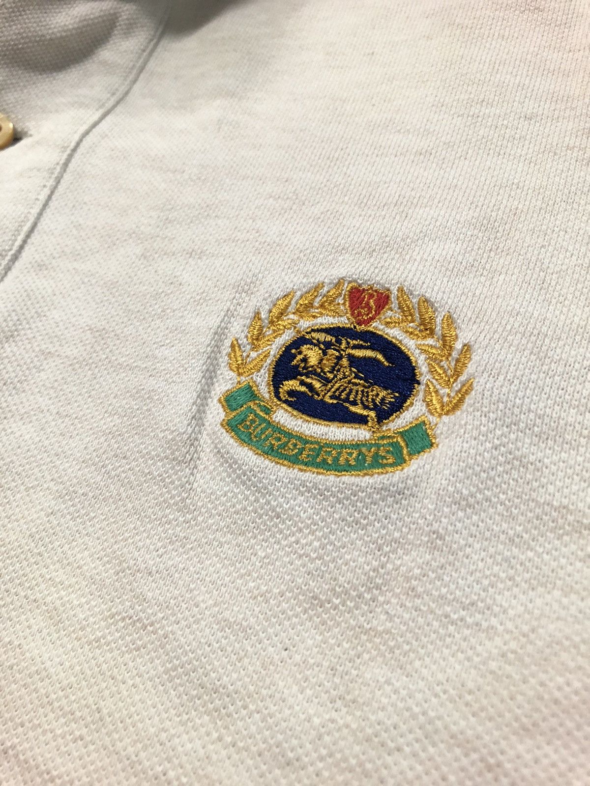 Burberry × Vintage Vintage Burberrys Polo Shirt Size US S / EU 44-46 / 1 - 10 Thumbnail