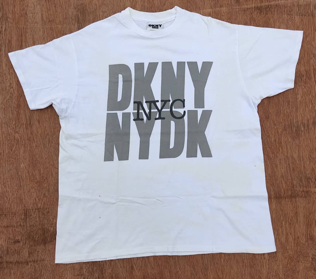 DKNY × Vintage vintage tee 90s DKNY A32 Size US L / EU 52-54 / 3 - 1 Thumbnail