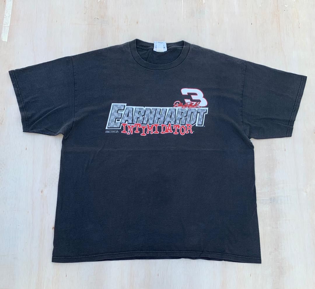 image of Daytona x Nascar Vintage Tee Nascar Earnhardt Intimidator ( A 17 ) in Black, Men's (Size 2XL)