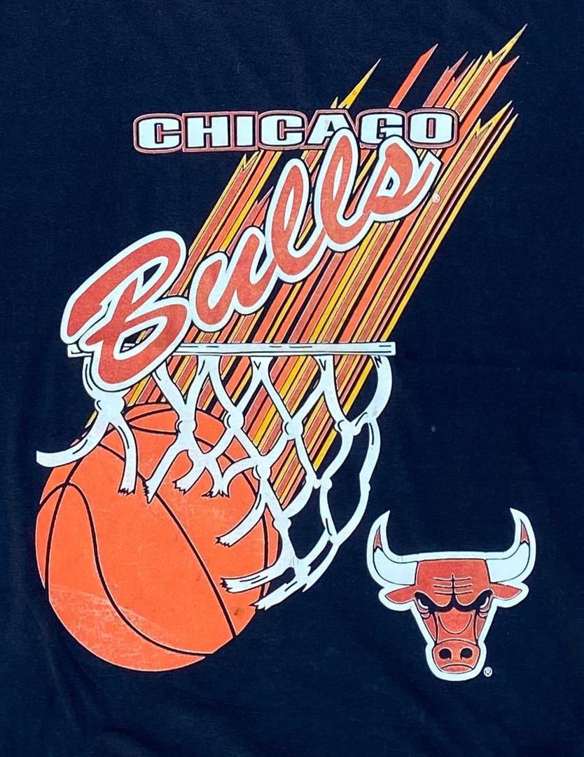 NBA × Vintage vintage tee Chicago Bulls ( A 23 ) Size US L / EU 52-54 / 3 - 2 Thumbnail
