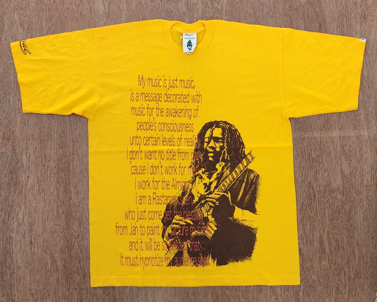Bob Marley × Vintage vintage tee Bob Marley B20 studio murasaki Size US L / EU 52-54 / 3 - 1 Thumbnail