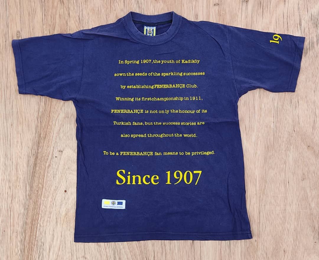 Vintage vintage tee fenerbache ( A 20 ) Size US L / EU 52-54 / 3 - 1 Thumbnail