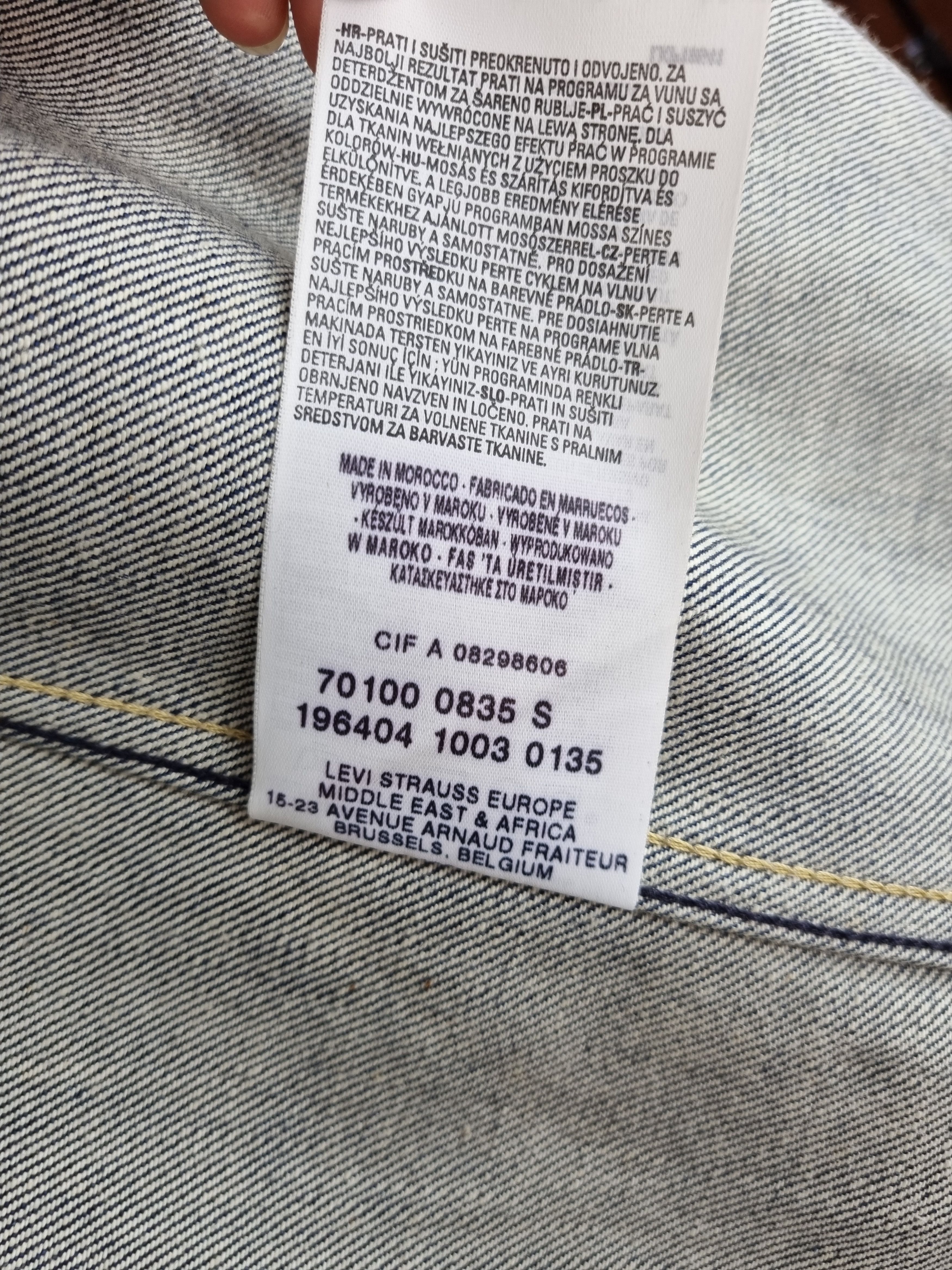 Levi's × Levi's Vintage Clothing Rare Engineered Jeans Levi's Denim Vintage Jacket Size US S / EU 44-46 / 1 - 12 Thumbnail