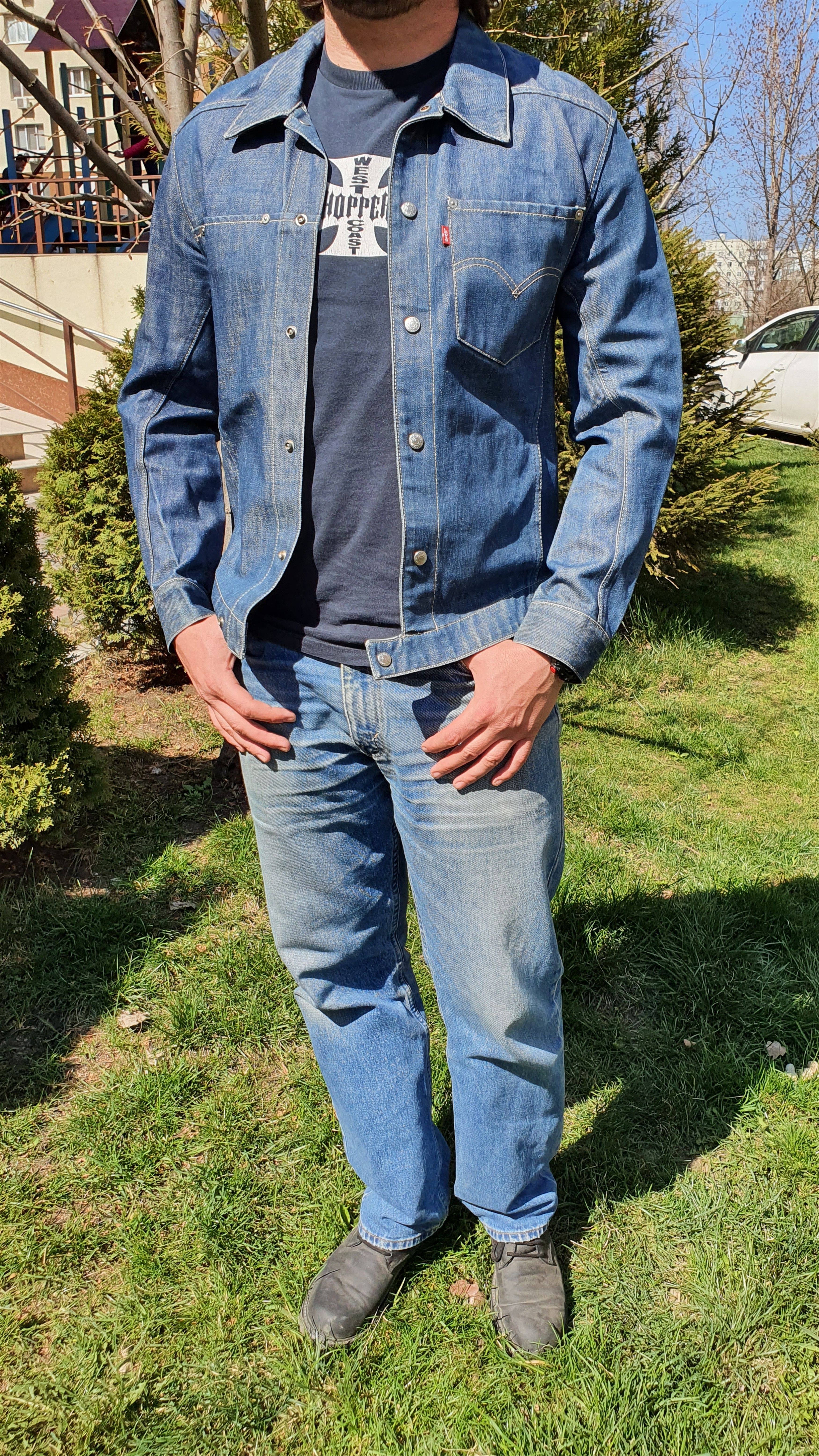 Levi's × Levi's Vintage Clothing Rare Engineered Jeans Levi's Denim Vintage Jacket Size US S / EU 44-46 / 1 - 5 Thumbnail