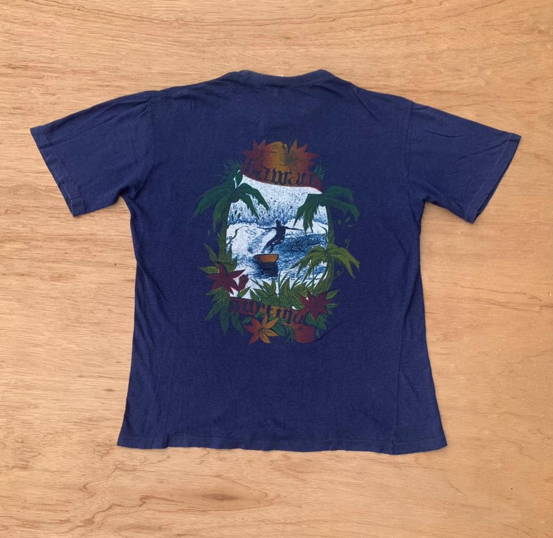 Vintage vintage tee D - 25 hawaii Size US M / EU 48-50 / 2 - 1 Thumbnail