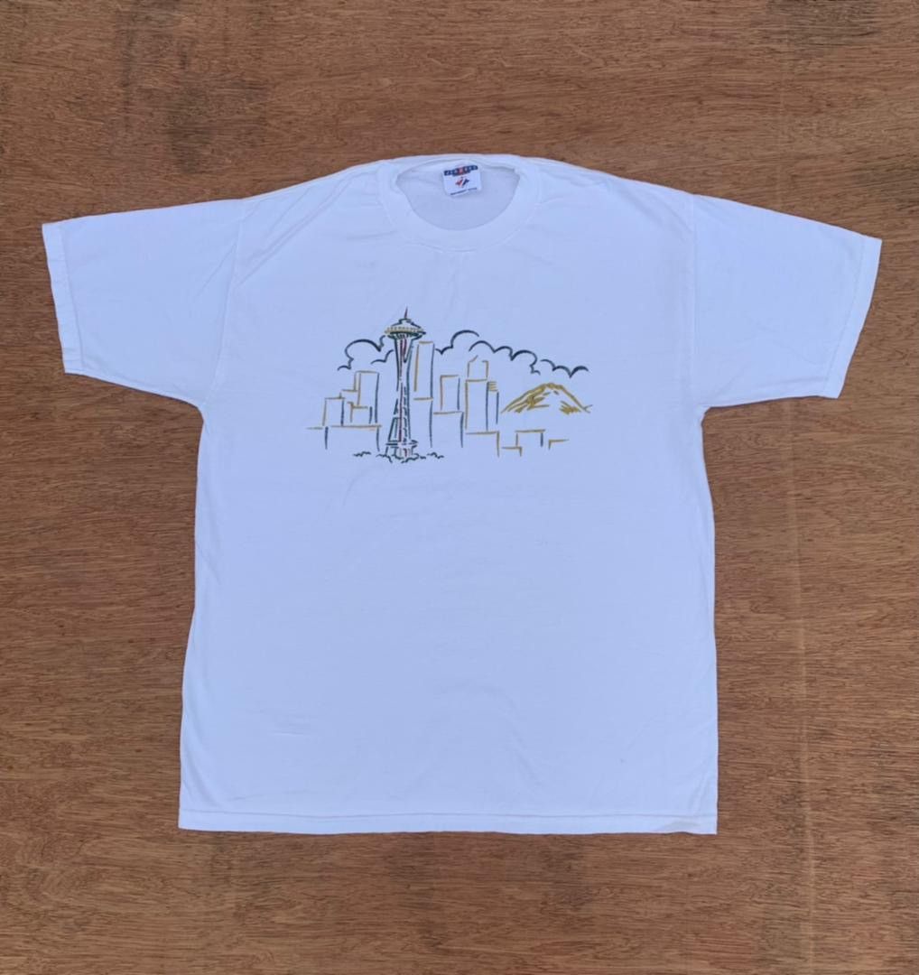 Jerzees × Vintage Vintage Tee D - 15 Size US L / EU 52-54 / 3 - 1 Thumbnail