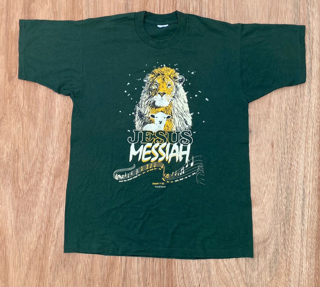 Vintage vintage tee E 1 messiah Size US L / EU 52-54 / 3 - 1 Thumbnail