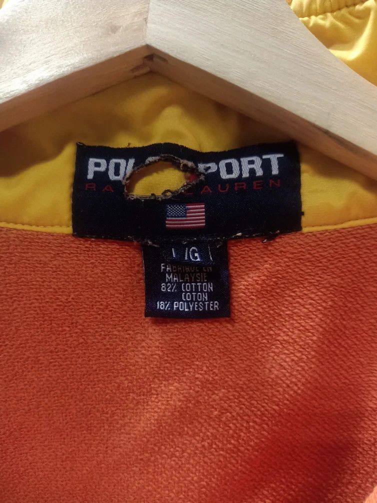Polo Ralph Lauren × Ralph Lauren × Vintage vintage 90s sweatshirt half zip polo ralph lauren Size US L / EU 52-54 / 3 - 3 Thumbnail