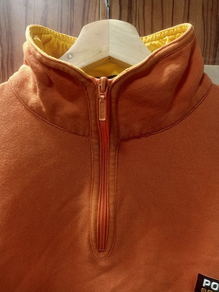 Polo Ralph Lauren × Ralph Lauren × Vintage vintage 90s sweatshirt half zip polo ralph lauren Size US L / EU 52-54 / 3 - 2 Thumbnail