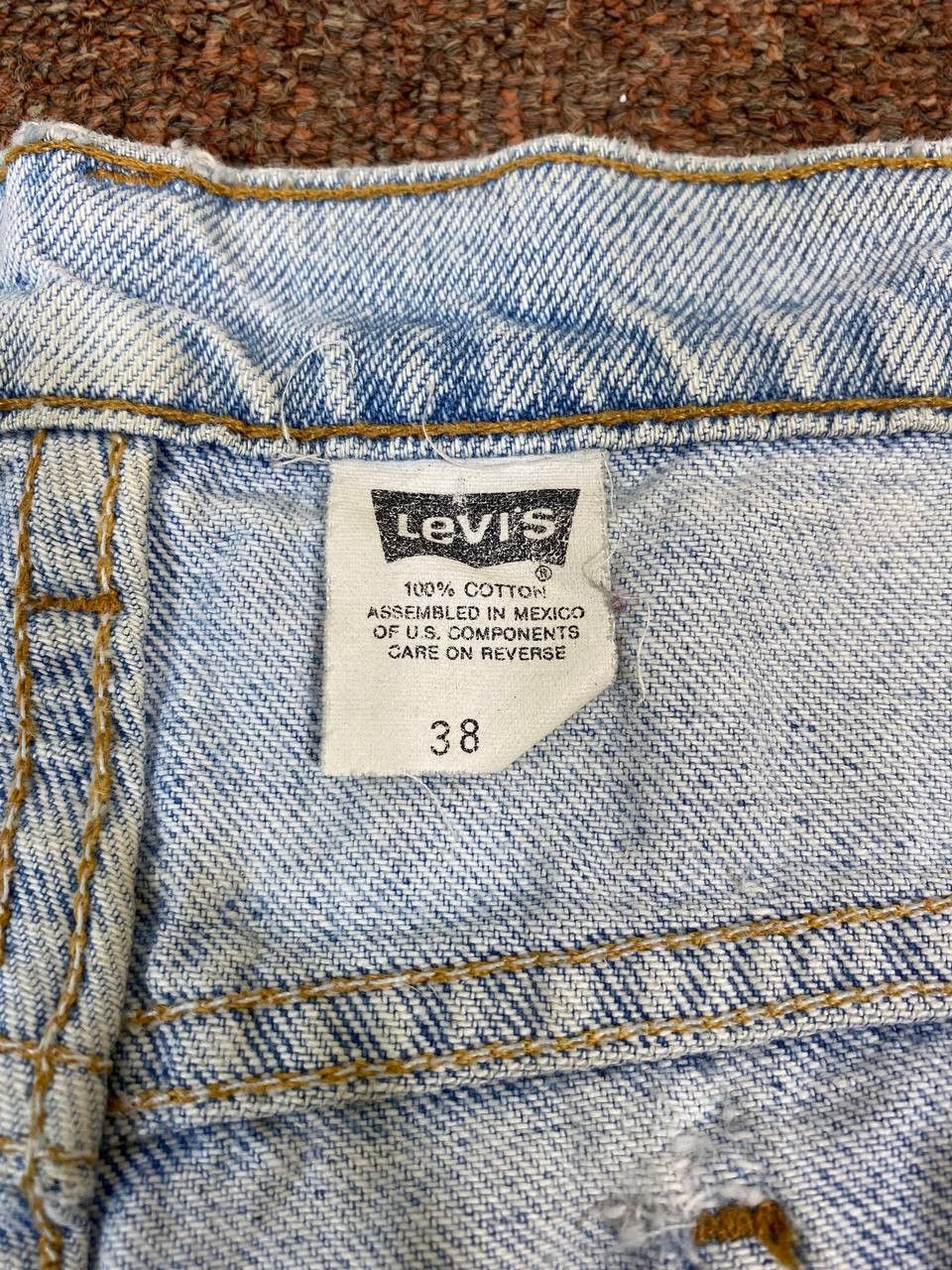 Levi's vintage levis 550 orange tab denim short pants Size US 39 - 11 Thumbnail