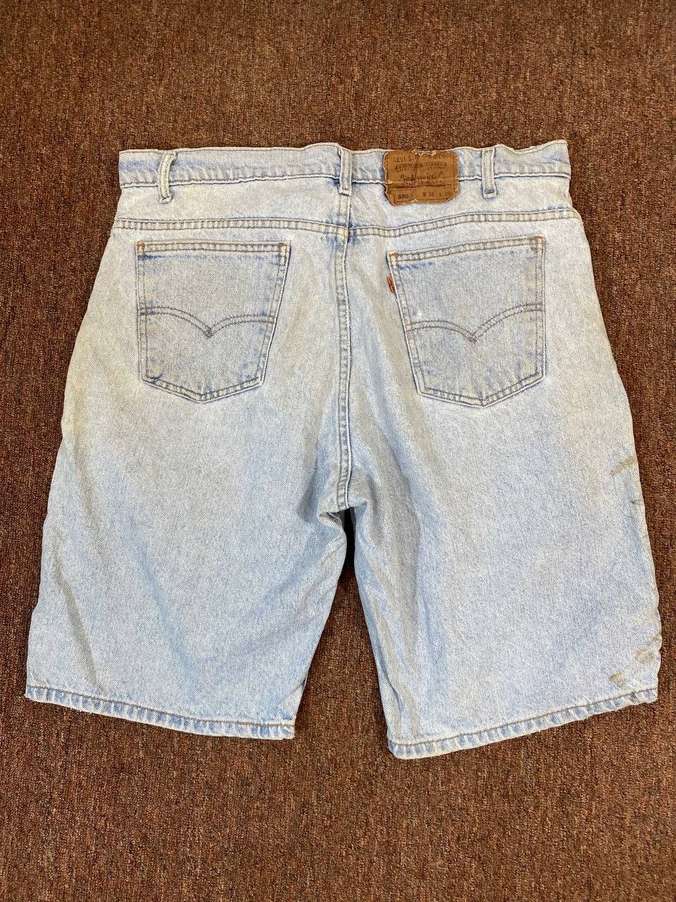 vintage levis 550 orange tab denim short pants