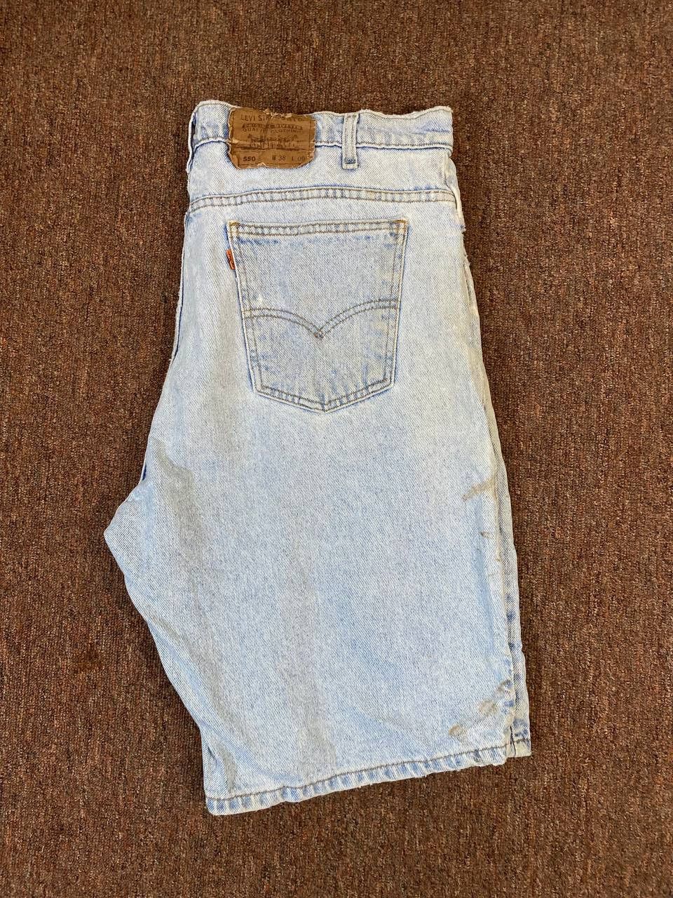 Levi's vintage levis 550 orange tab denim short pants Size US 39 - 2 Thumbnail