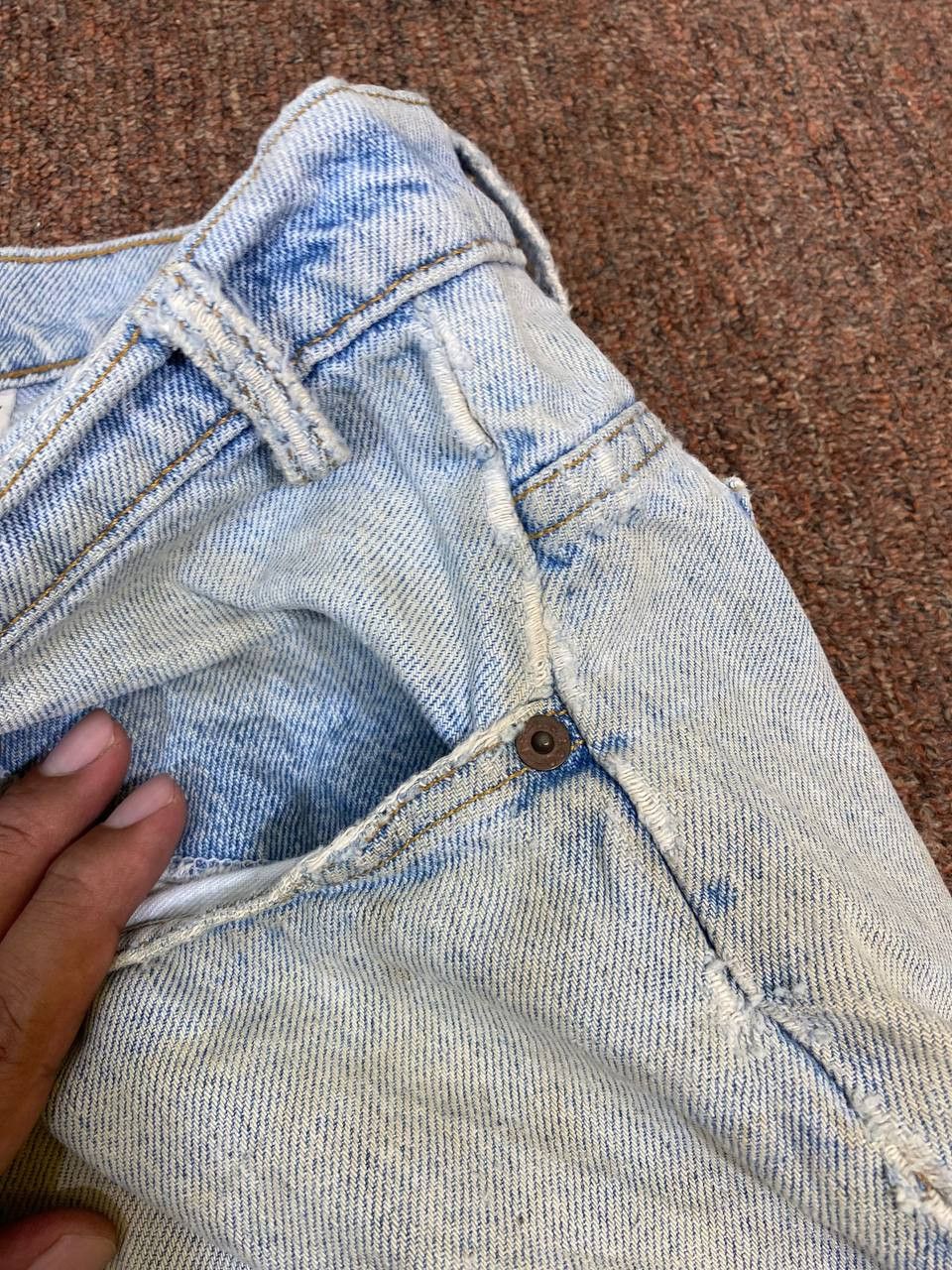 Levi's vintage levis 550 orange tab denim short pants Size US 39 - 9 Thumbnail
