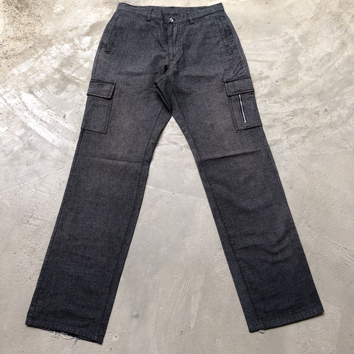 Comme Ca Ism × Japanese Brand Comme ca ism faded black multiple pocket cargo pants Size US 30 / EU 46 - 1 Thumbnail