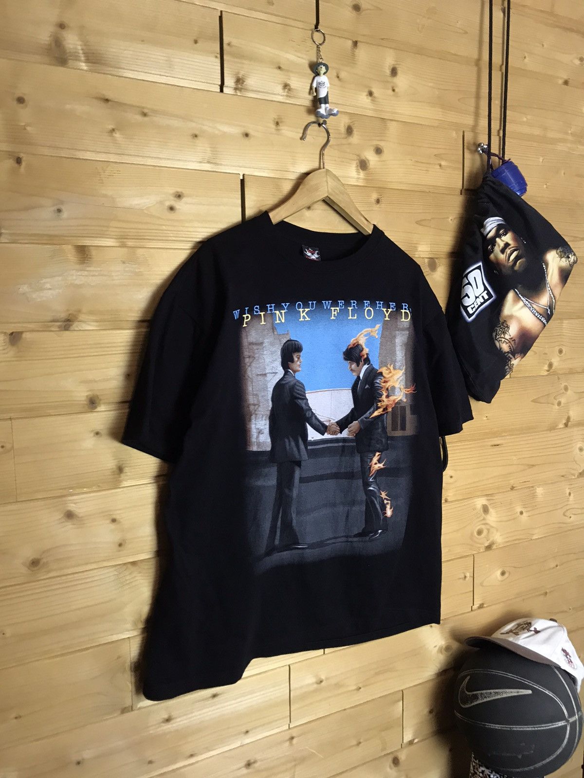 Vintage Vintage Pink Floyd wish you were here t-shirt Size US XL / EU 56 / 4 - 1 Thumbnail