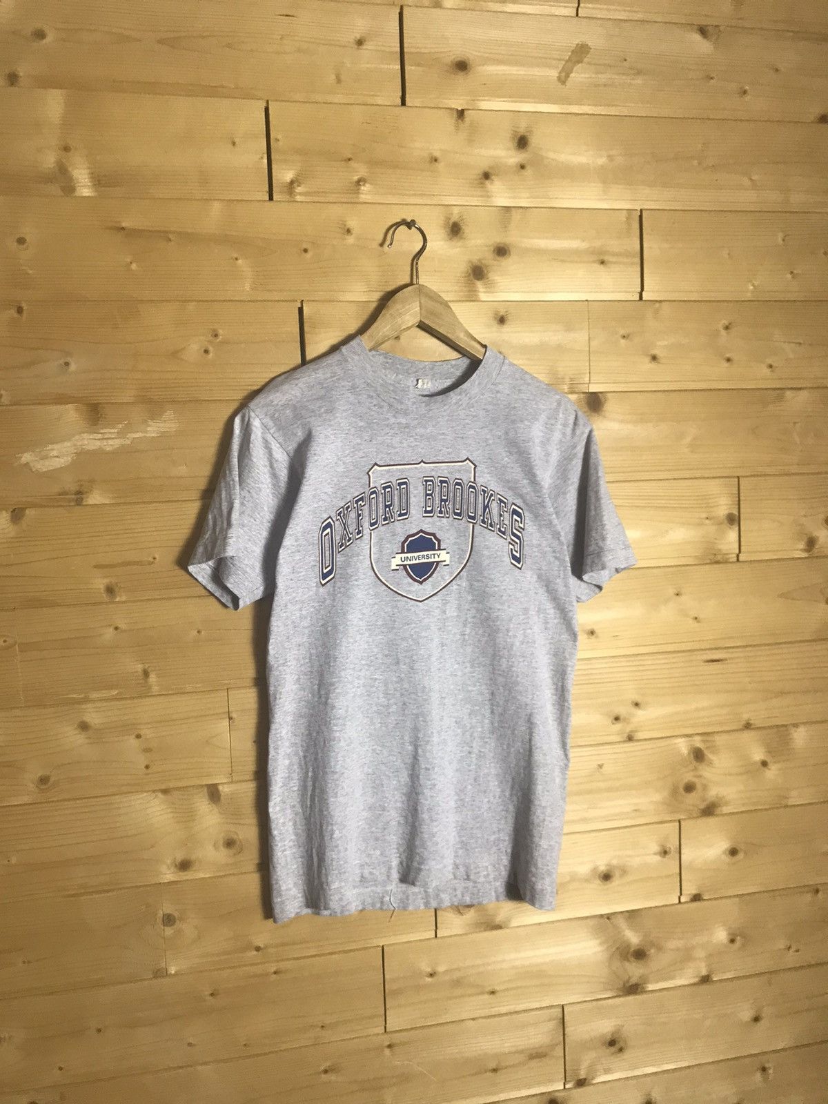 Vintage 1993 Vintage 90s Oxford Brooks University single stitch Size US S / EU 44-46 / 1 - 1 Thumbnail