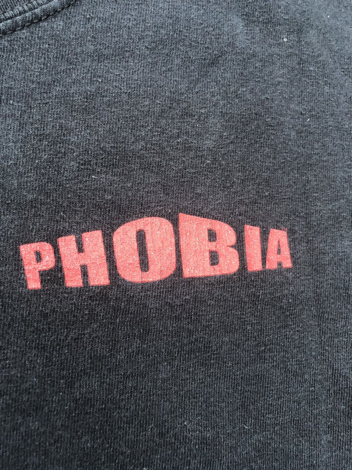 Band Tees × Vintage Vintage PHOBIA T-shirt glow in the Dark size S Size US S / EU 44-46 / 1 - 7 Thumbnail