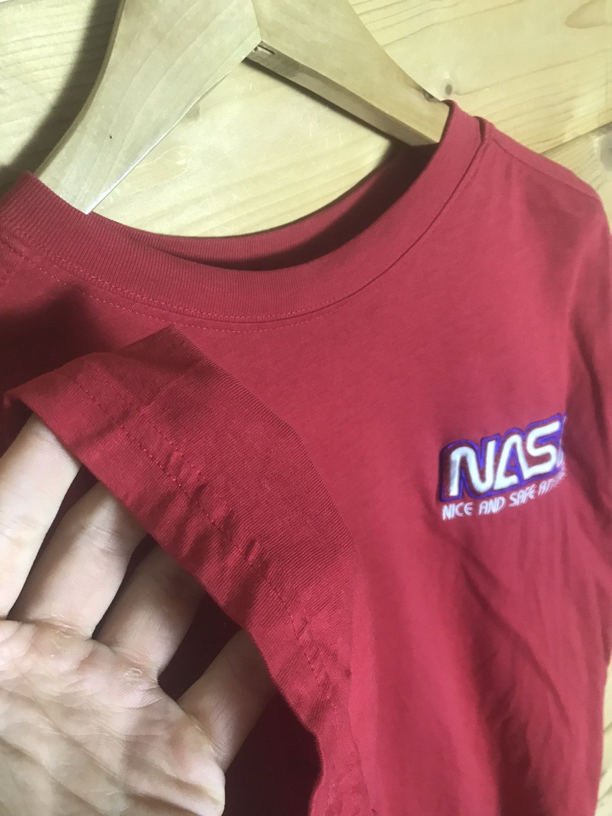 Vintage Vintage Nasa big logo t-shirt Size US M / EU 48-50 / 2 - 7 Thumbnail