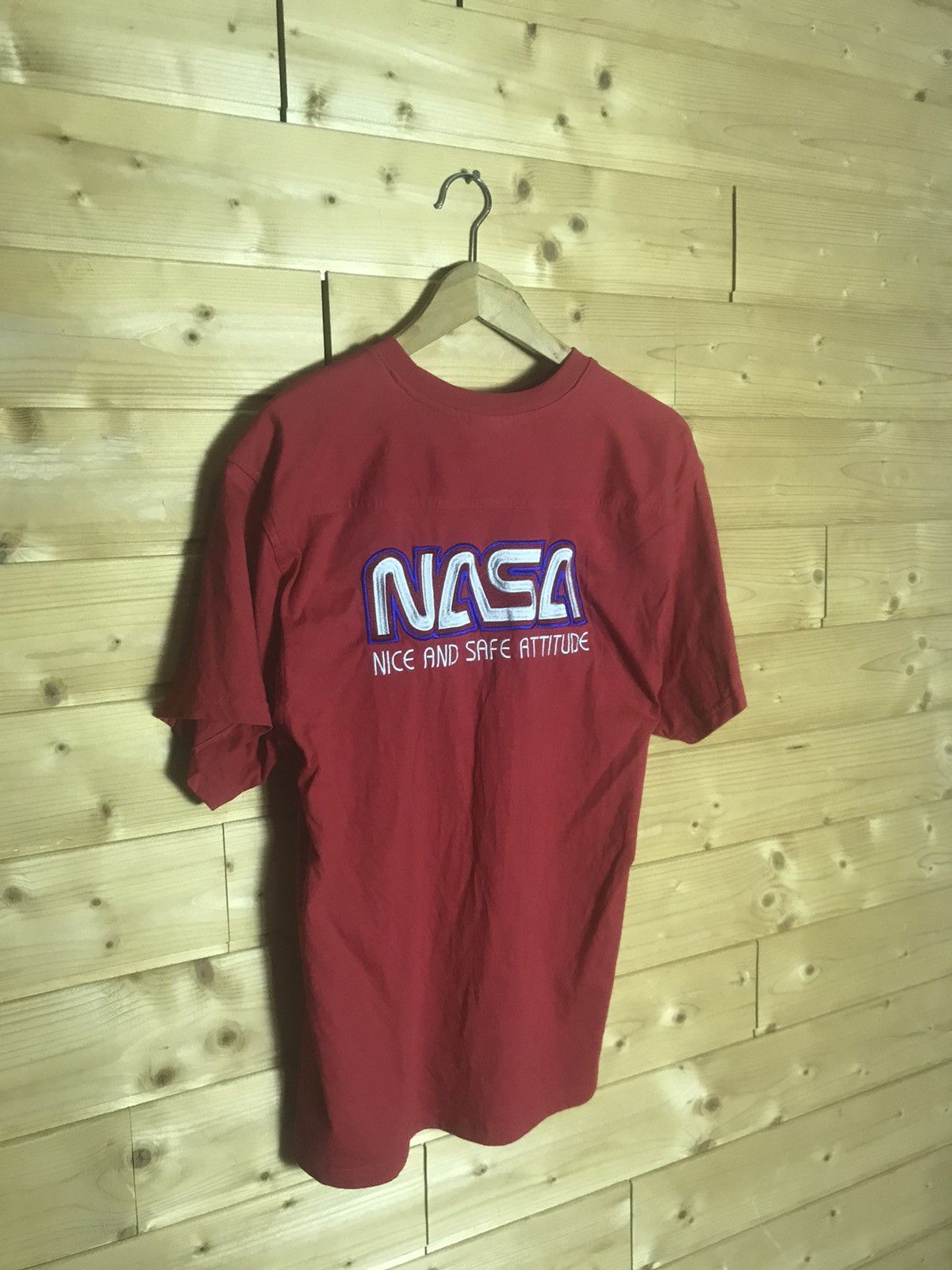 Vintage Vintage Nasa big logo t-shirt Size US M / EU 48-50 / 2 - 3 Thumbnail
