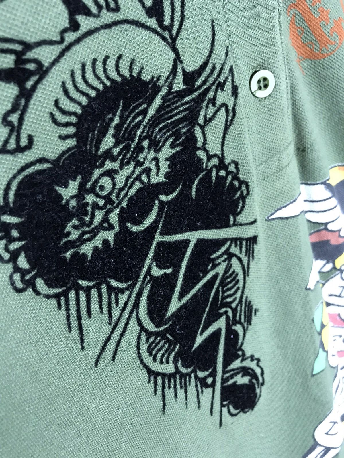 Ed Hardy Vintage Ed Hardy polo Size S / US 4 / IT 40 - 4 Thumbnail