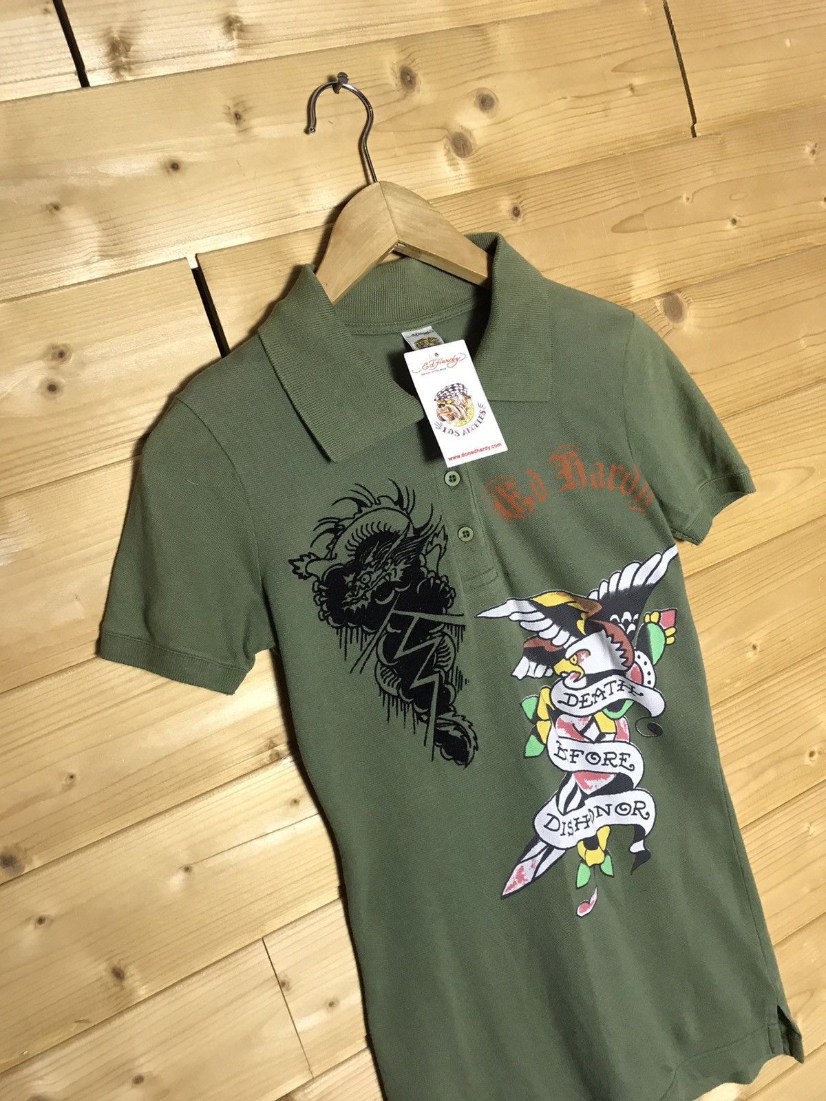 Ed Hardy Vintage Ed Hardy polo Size S / US 4 / IT 40 - 2 Thumbnail