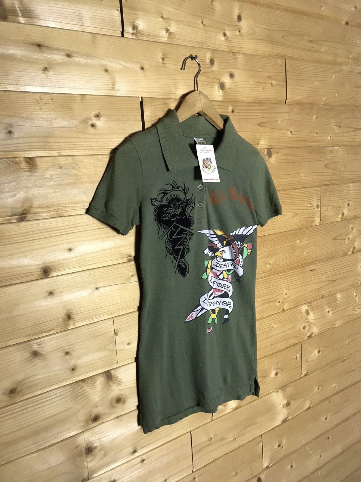 Ed Hardy Vintage Ed Hardy polo Size S / US 4 / IT 40 - 1 Thumbnail