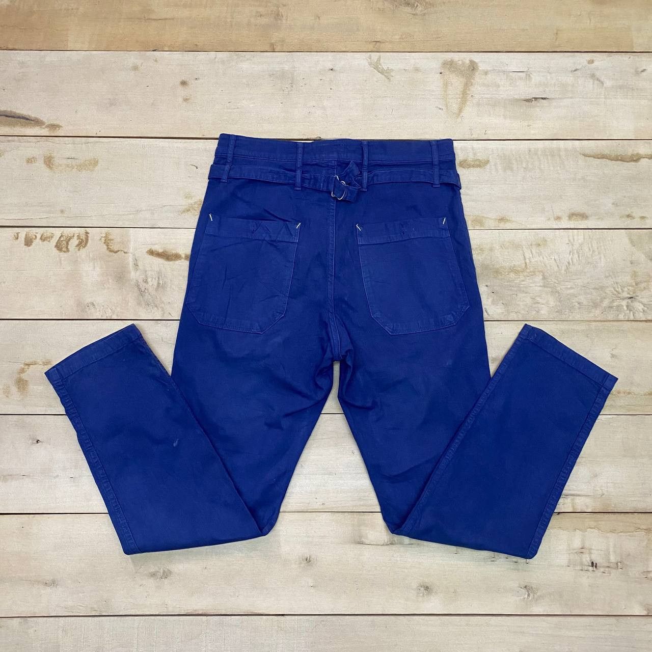 Japanese Brand × Spellbound X404 SPELL BOUND JAPAN MADE BUCKLE BACK SLIM ANKLE PANTS Size US 30 / EU 46 - 1 Thumbnail