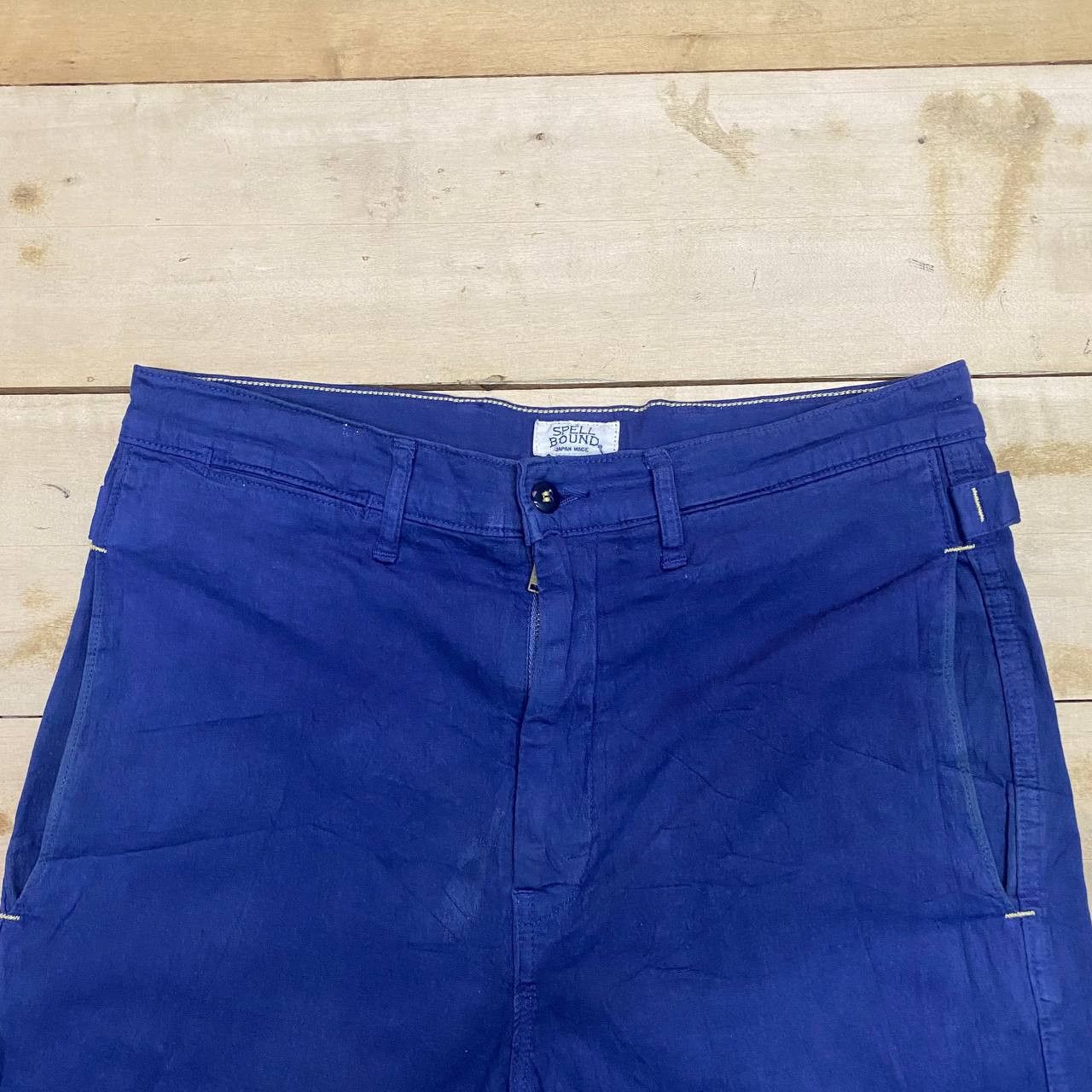Japanese Brand × Spellbound X404 SPELL BOUND JAPAN MADE BUCKLE BACK SLIM ANKLE PANTS Size US 30 / EU 46 - 4 Thumbnail