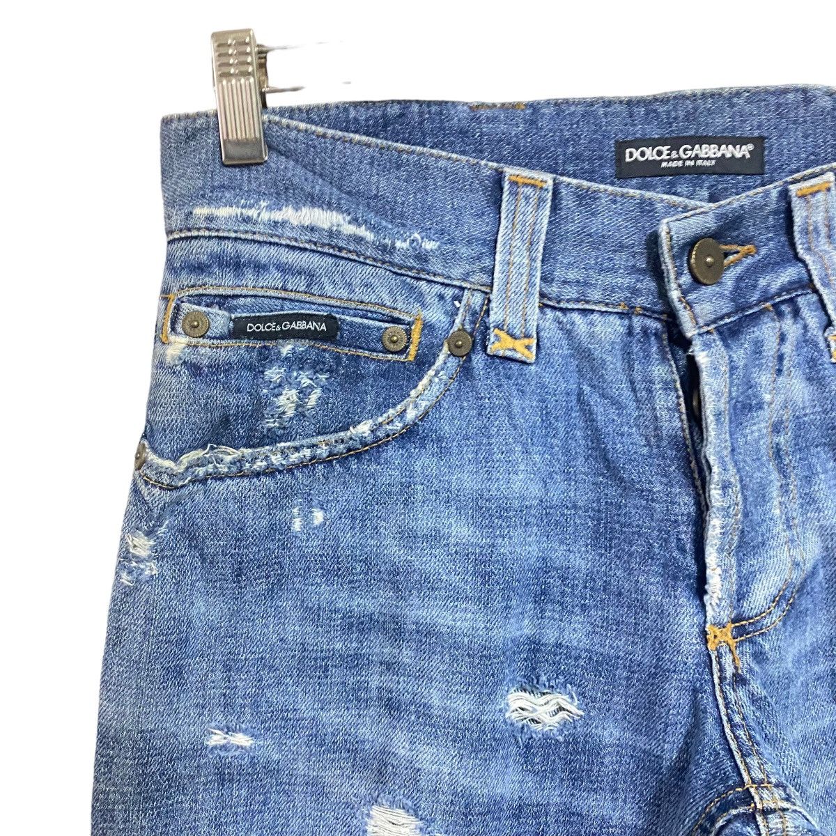 Dolce & Gabbana Dolce & Gabbana Denim Thrashed Jeans Size US 30 / EU 46 - 5 Thumbnail