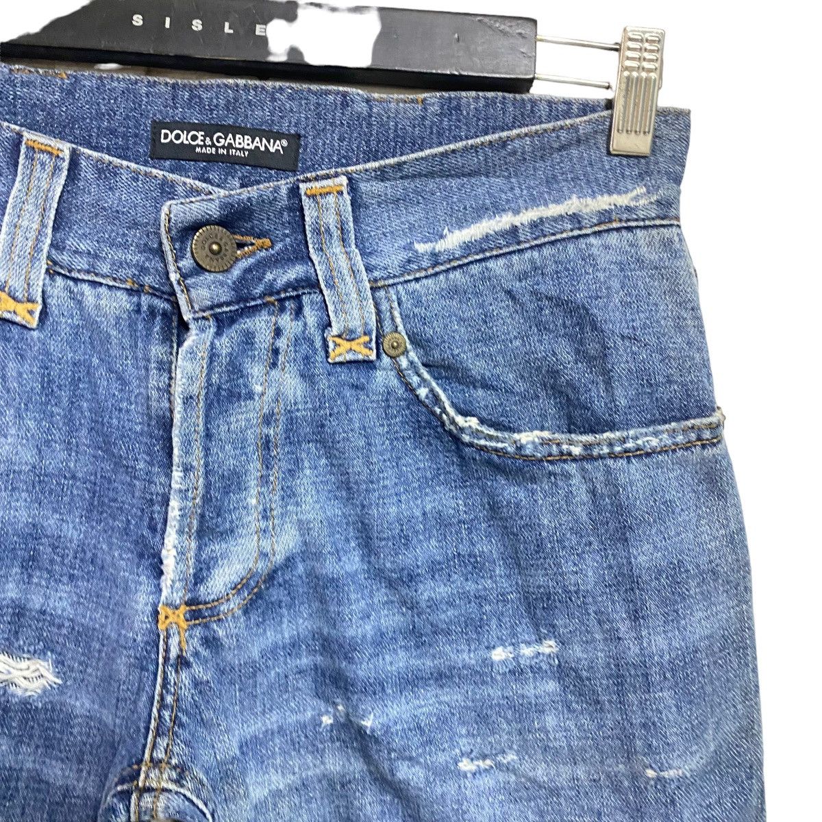 Dolce & Gabbana Dolce & Gabbana Denim Thrashed Jeans Size US 30 / EU 46 - 4 Thumbnail