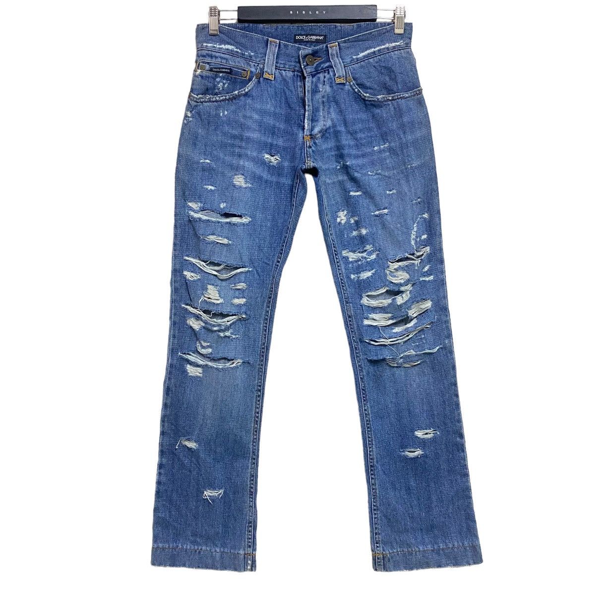 Dolce & Gabbana Dolce & Gabbana Denim Thrashed Jeans Size US 30 / EU 46 - 2 Thumbnail