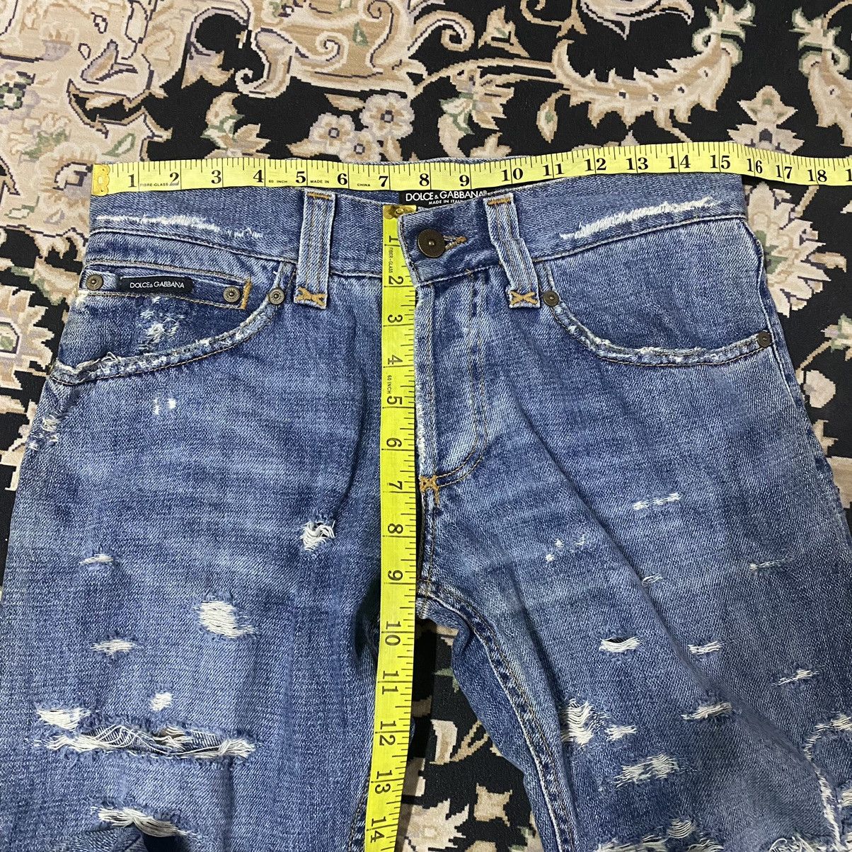 Dolce & Gabbana Dolce & Gabbana Denim Thrashed Jeans Size US 30 / EU 46 - 16 Thumbnail