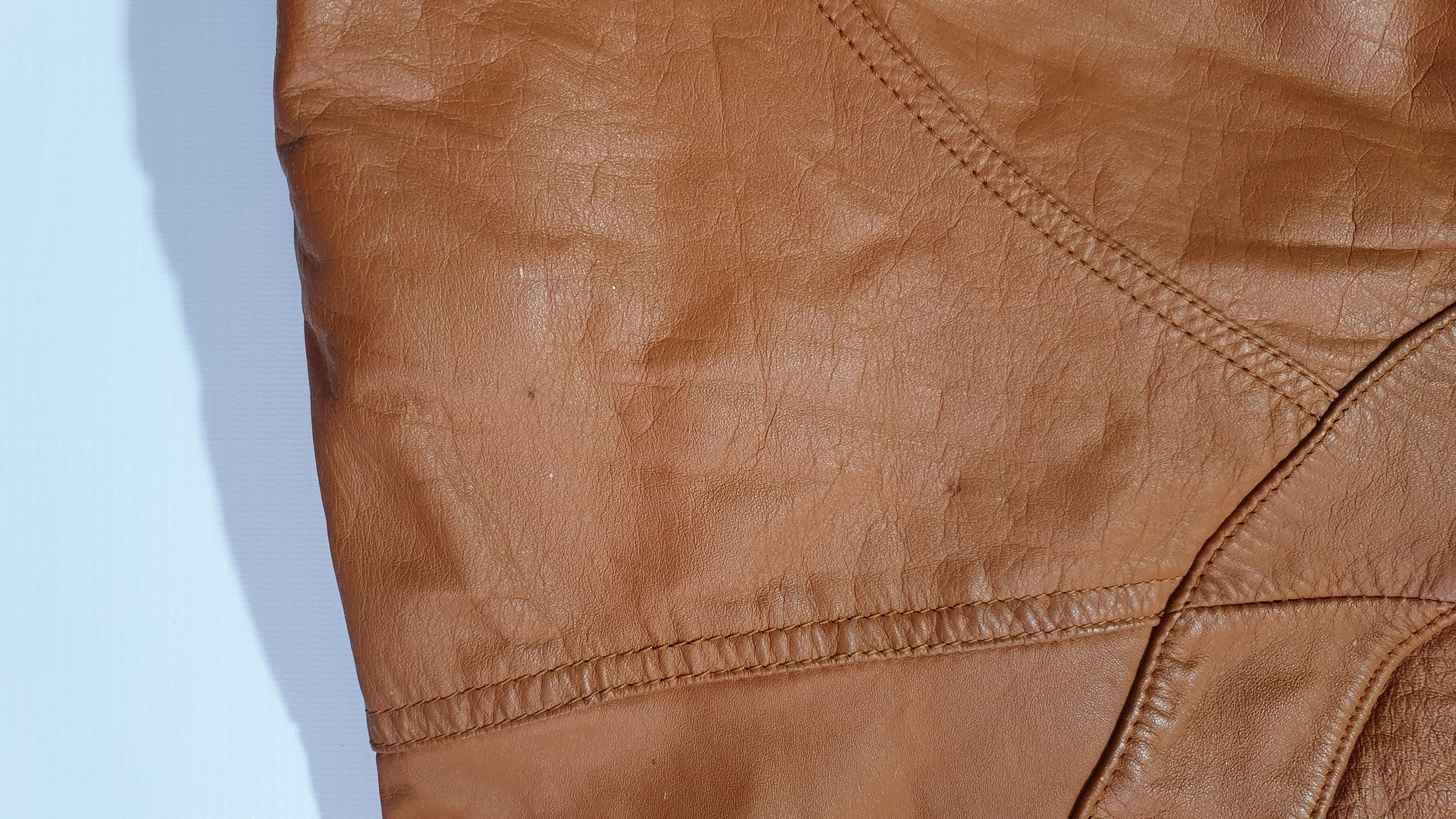 Genuine Leather 70s Vintage Taxi Driver Yellow Cab Leather Jacket Size US M / EU 48-50 / 2 - 15 Thumbnail