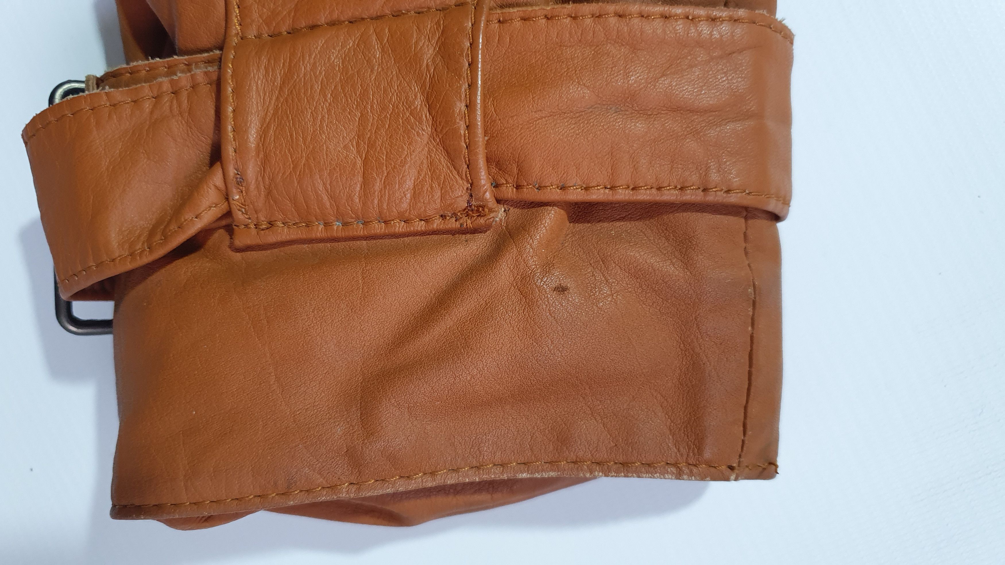 Genuine Leather 70s Vintage Taxi Driver Yellow Cab Leather Jacket Size US M / EU 48-50 / 2 - 14 Thumbnail