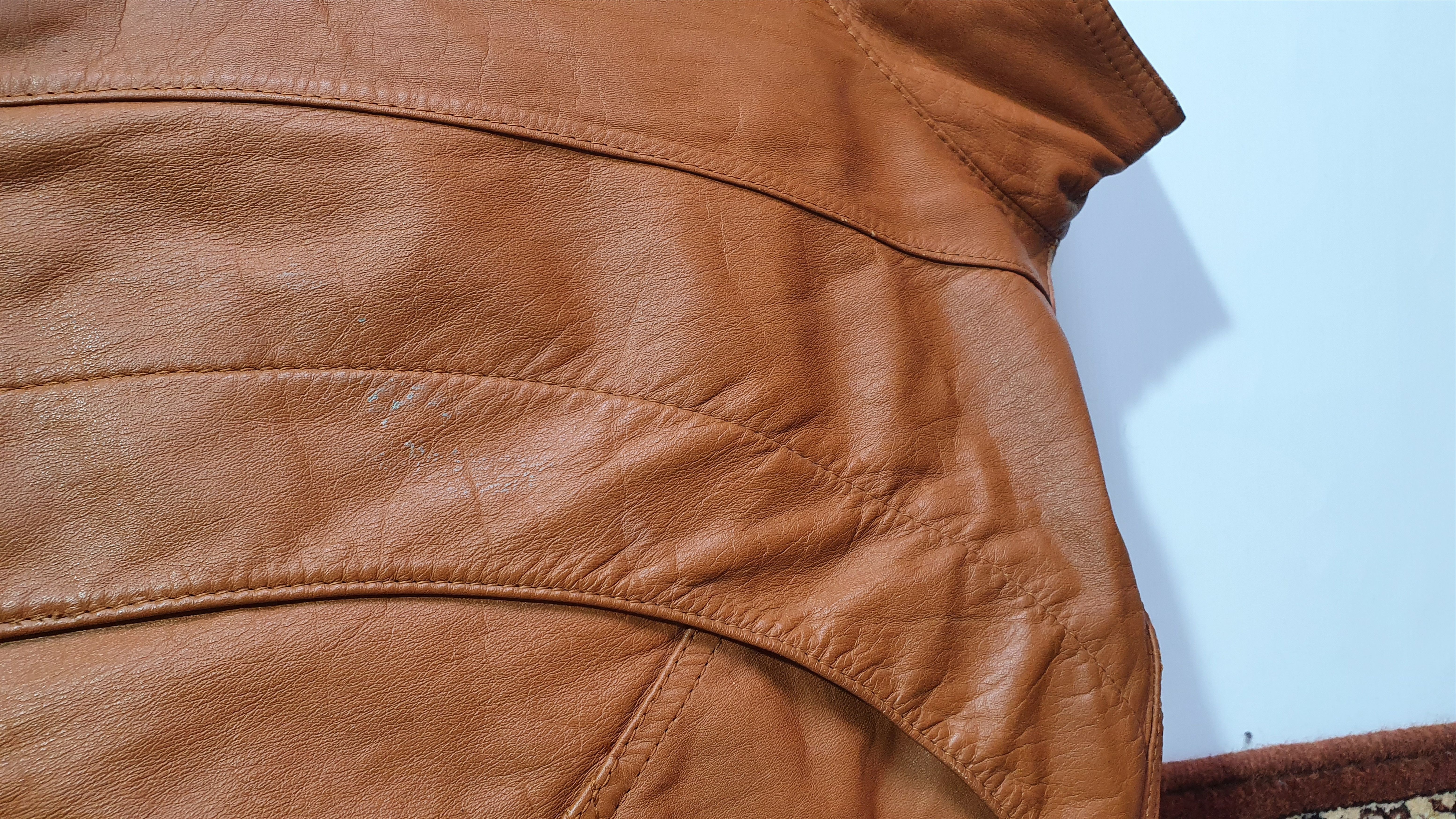Genuine Leather 70s Vintage Taxi Driver Yellow Cab Leather Jacket Size US M / EU 48-50 / 2 - 13 Thumbnail