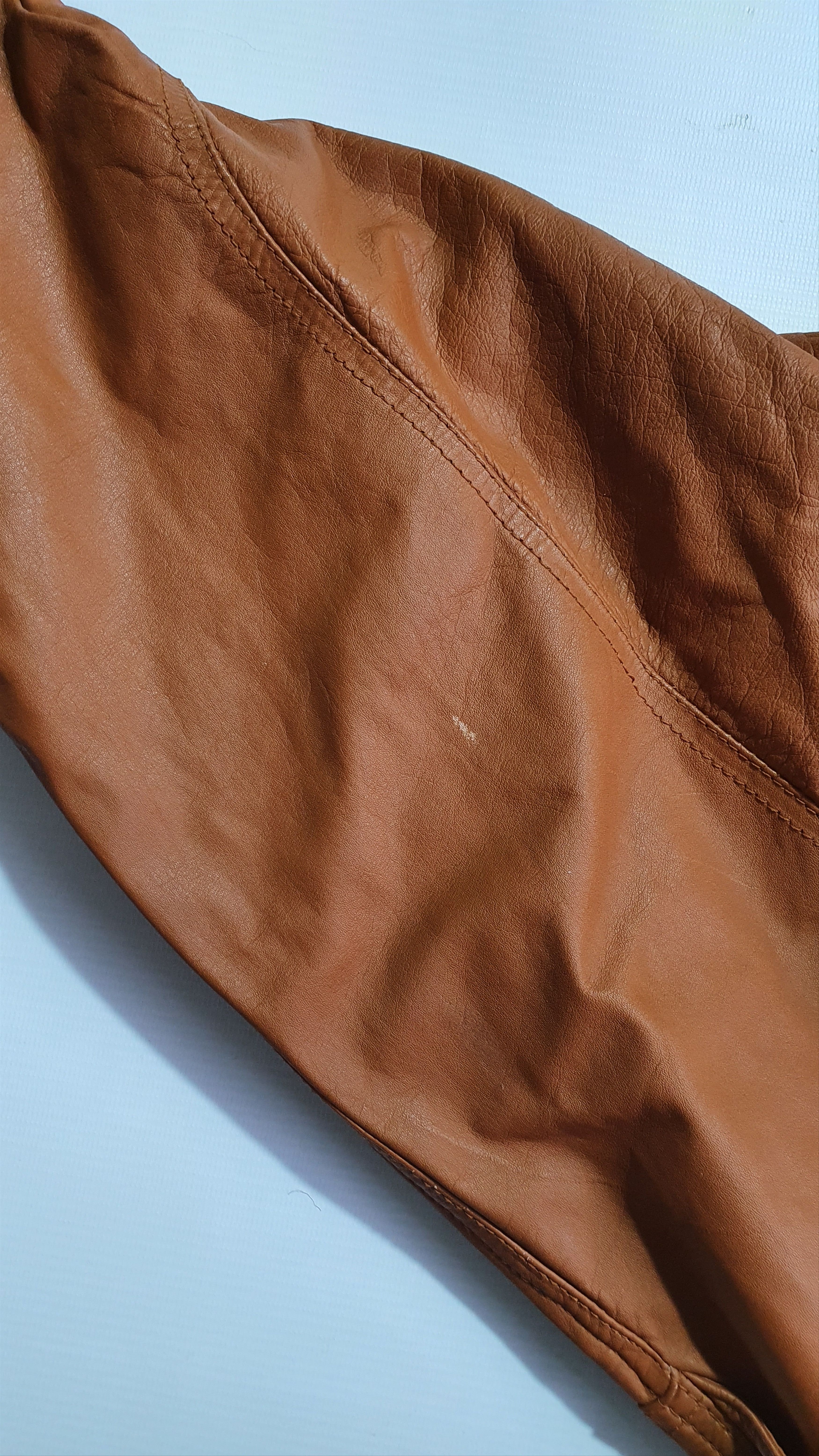 Genuine Leather 70s Vintage Taxi Driver Yellow Cab Leather Jacket Size US M / EU 48-50 / 2 - 12 Thumbnail