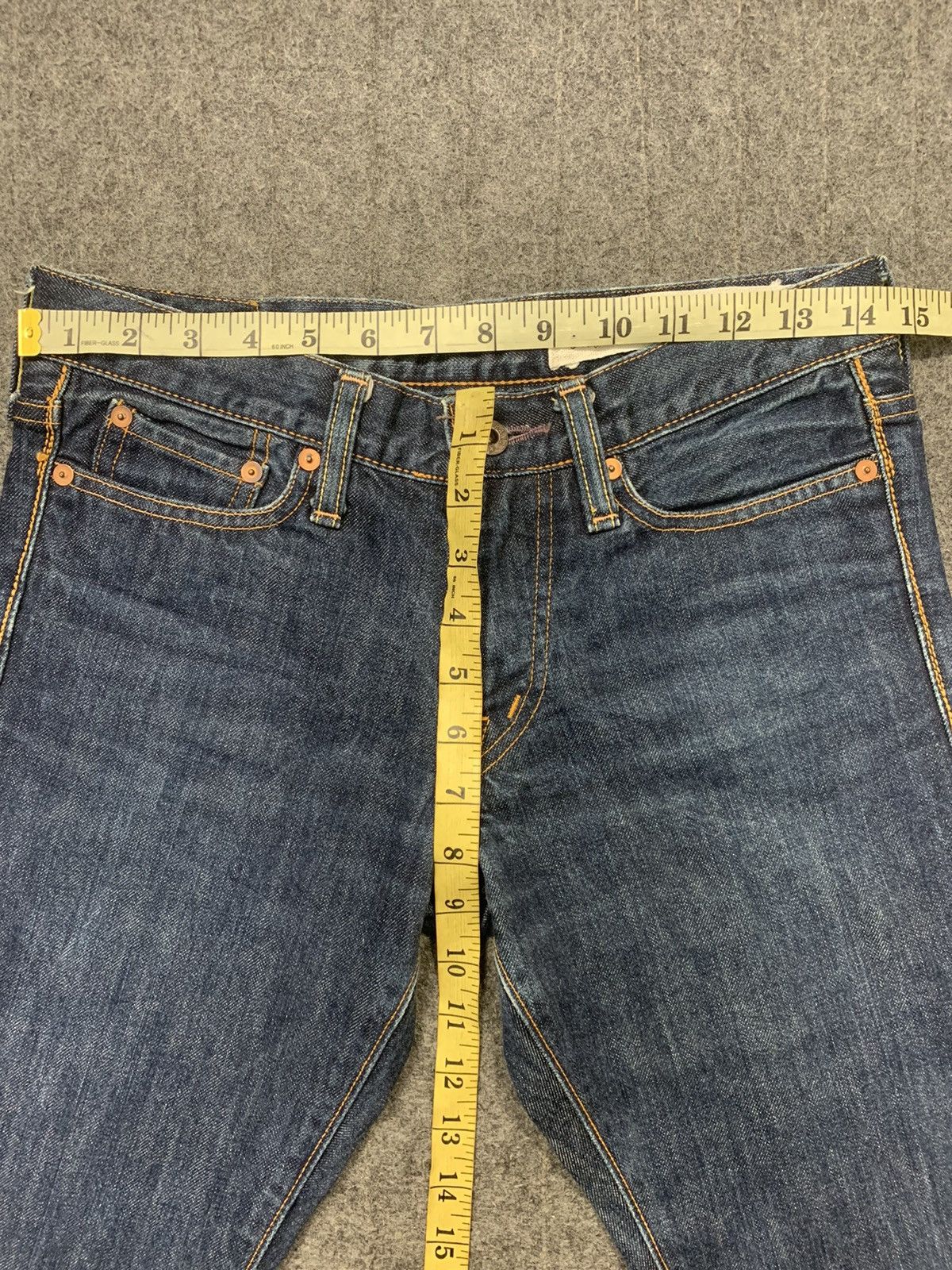 Japanese Brand Rare Kapital Okayama Slim Fit Indigo Denim Jeans Size 29" - 10 Thumbnail