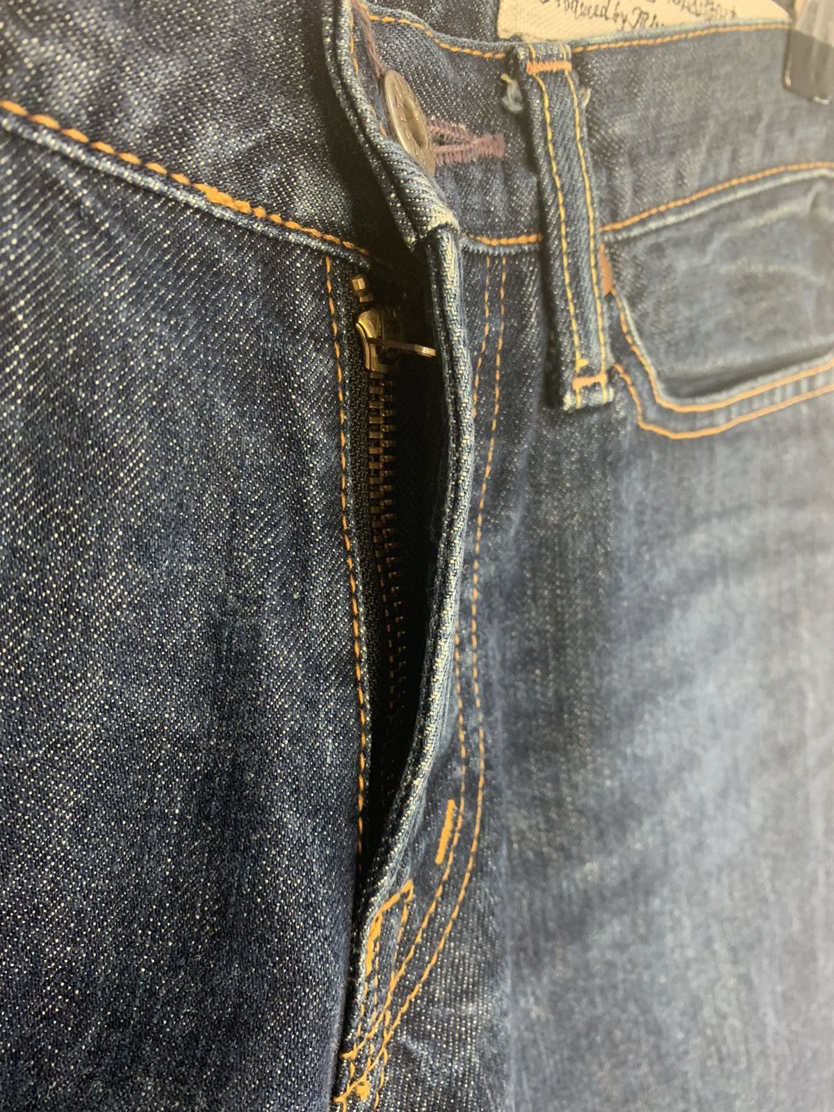 Japanese Brand Rare Kapital Okayama Slim Fit Indigo Denim Jeans Size 29" - 7 Thumbnail