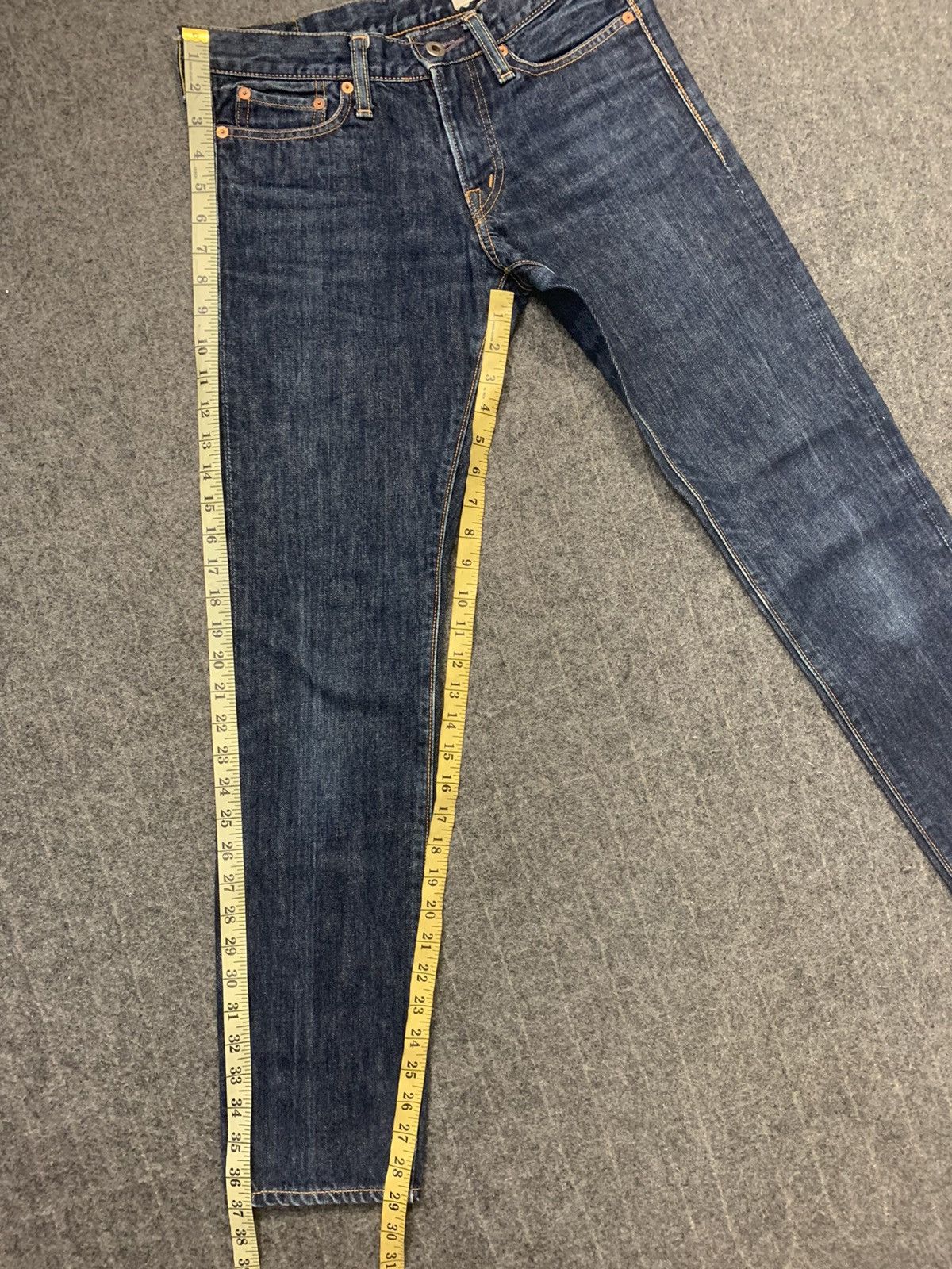 Japanese Brand Rare Kapital Okayama Slim Fit Indigo Denim Jeans Size 29" - 11 Thumbnail