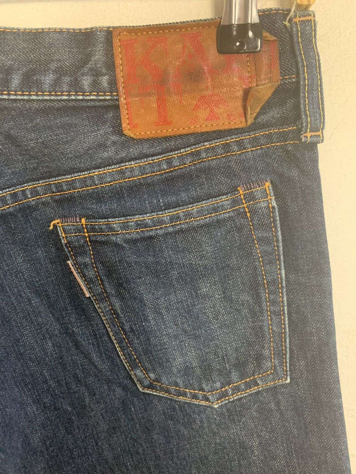 Japanese Brand Rare Kapital Okayama Slim Fit Indigo Denim Jeans Size 29" - 5 Thumbnail