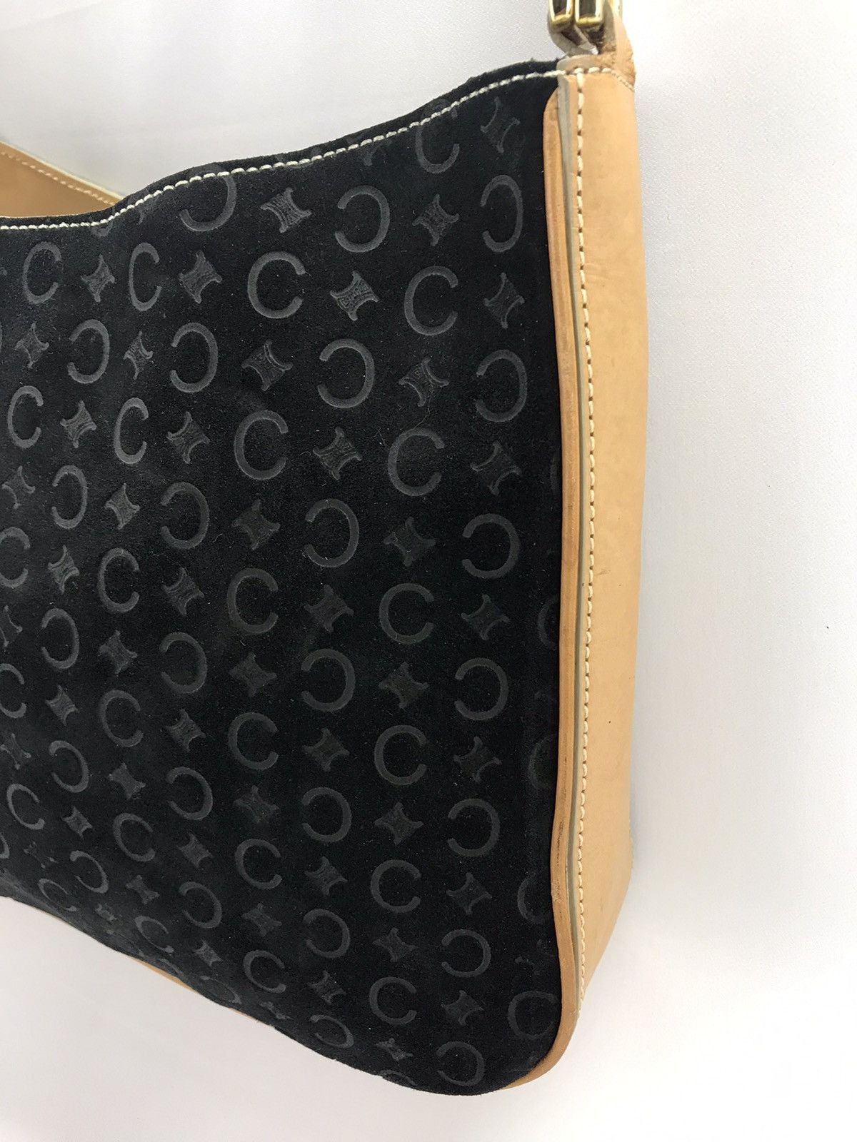 Celine ❌Last Drop❌Auth Celine Suede leather monogram shoulderbag Size ONE SIZE - 6 Thumbnail