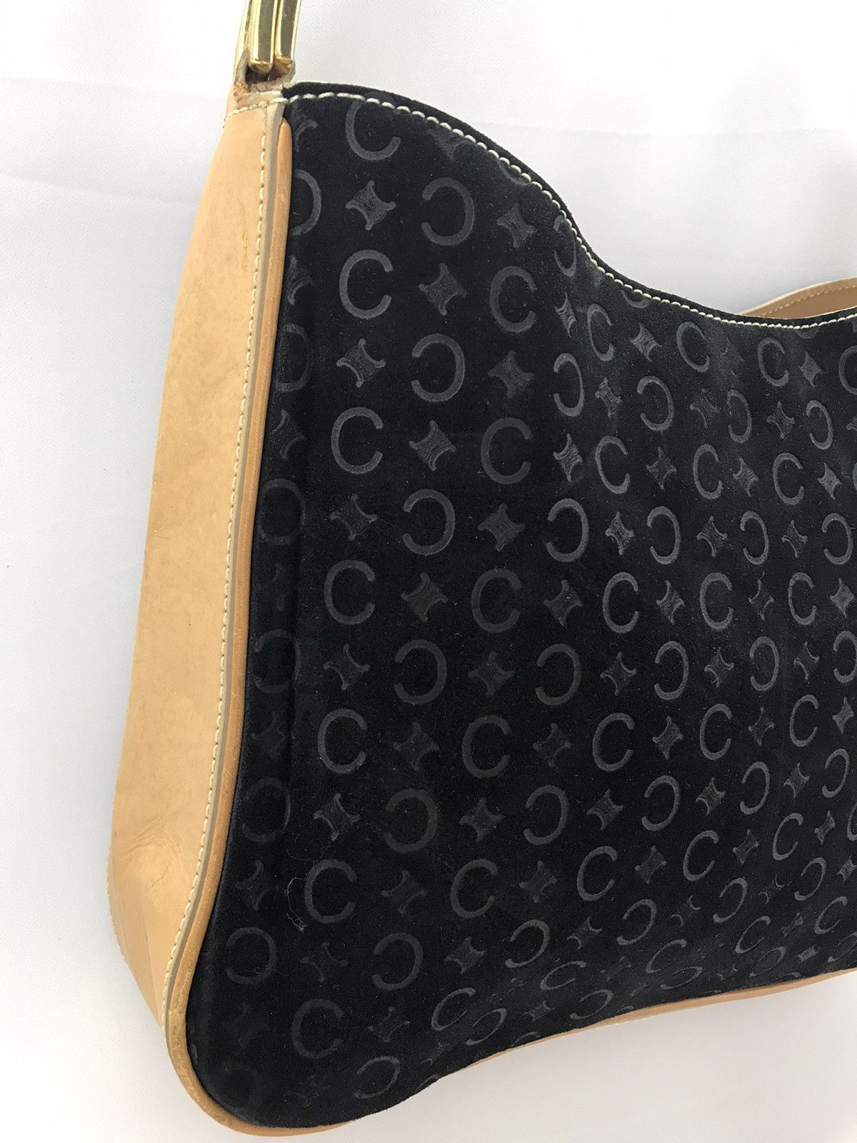 Celine ❌Last Drop❌Auth Celine Suede leather monogram shoulderbag Size ONE SIZE - 5 Thumbnail